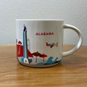 Starbucks You Are Here Alabama 14oz Mug -Like New